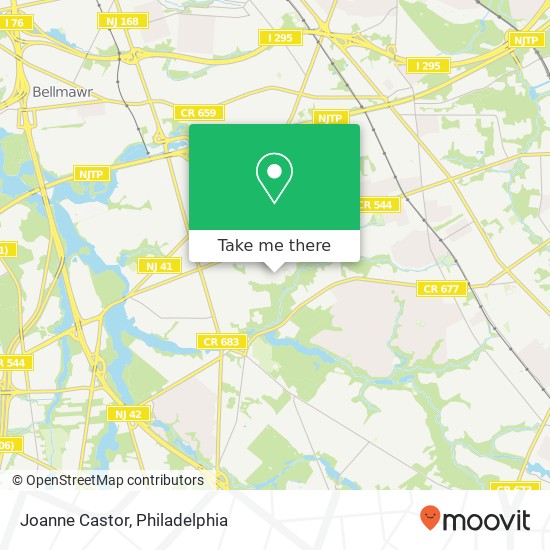 Mapa de Joanne Castor