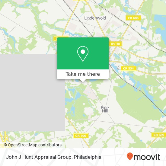 John J Hunt Appraisal Group map