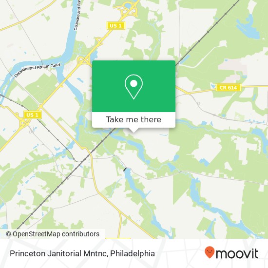 Princeton Janitorial Mntnc map