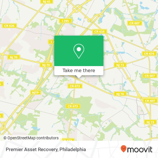 Premier Asset Recovery map