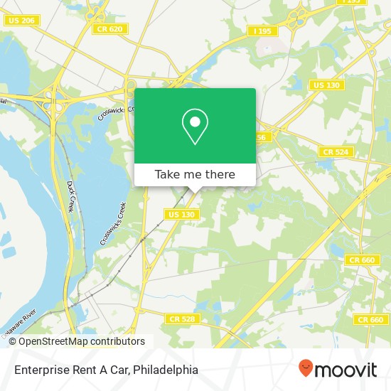 Mapa de Enterprise Rent A Car