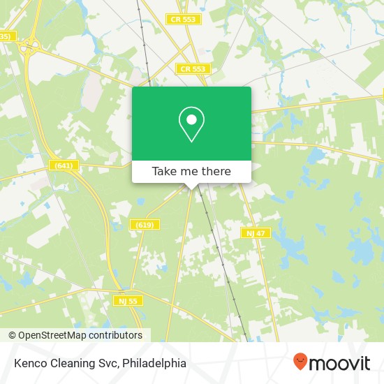 Mapa de Kenco Cleaning Svc