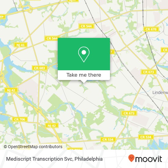 Mapa de Mediscript Transcription Svc