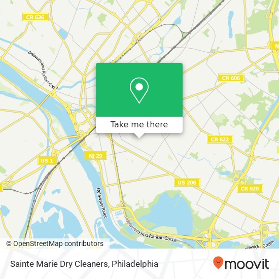 Sainte Marie Dry Cleaners map