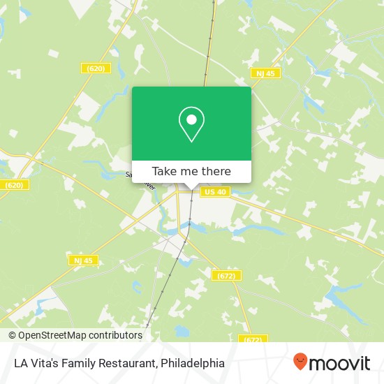 LA Vita's Family Restaurant map