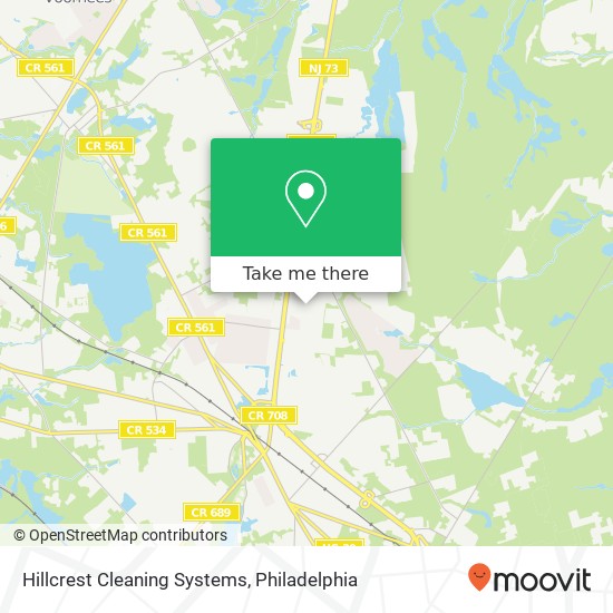 Mapa de Hillcrest Cleaning Systems