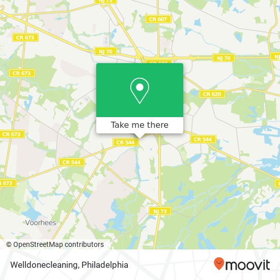 Welldonecleaning map