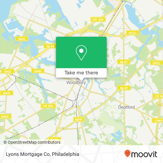 Lyons Mortgage Co map