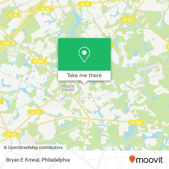 Bryan E Kowal map