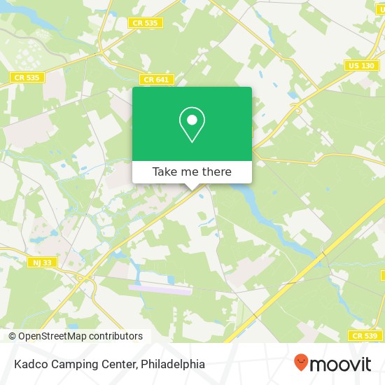 Kadco Camping Center map