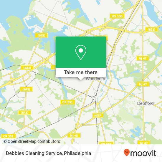 Mapa de Debbies Cleaning Service