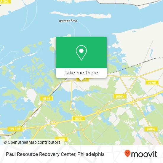 Paul Resource Recovery Center map