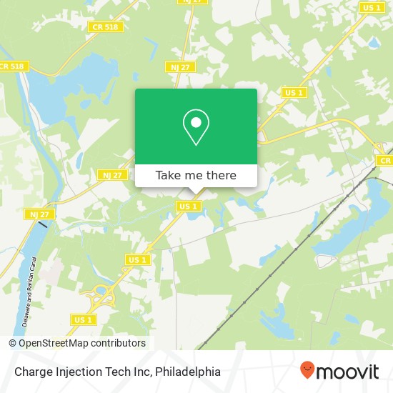Charge Injection Tech Inc map