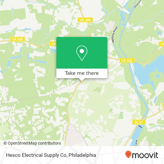 Hesco Electrical Supply Co map