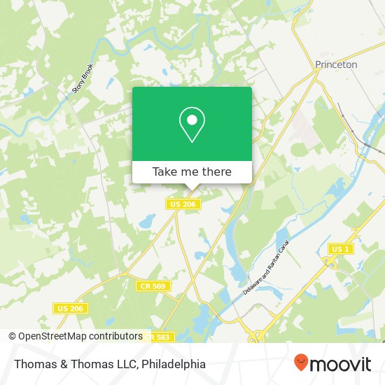 Mapa de Thomas & Thomas LLC