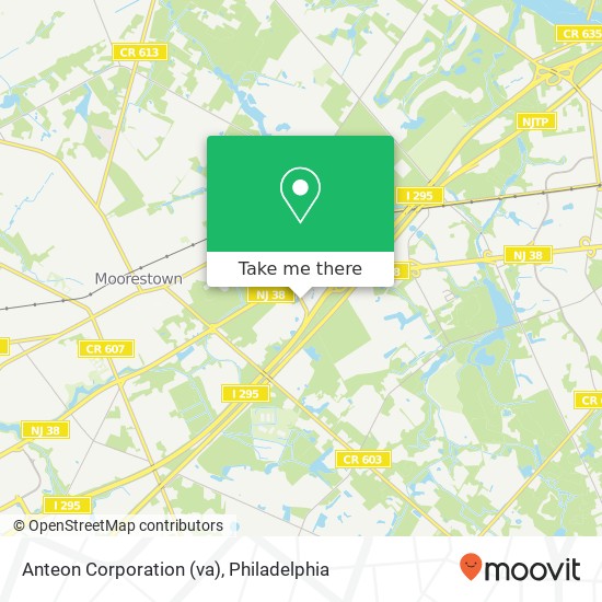 Anteon Corporation (va) map