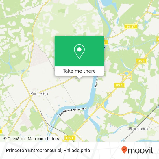 Princeton Entrepreneurial map