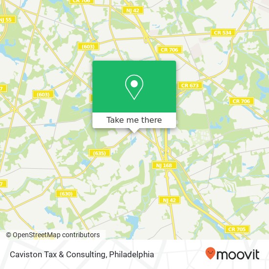 Caviston Tax & Consulting map