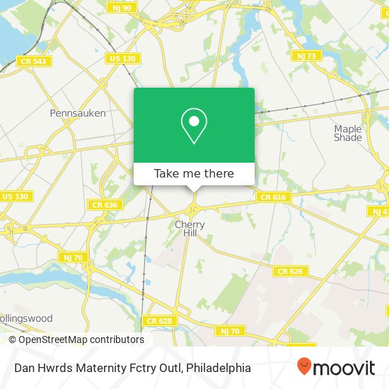 Dan Hwrds Maternity Fctry Outl map