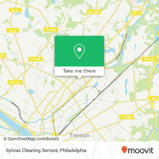 Mapa de Sylvias Cleaning Service