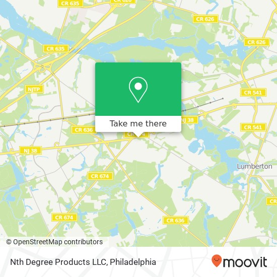 Nth Degree Products LLC map