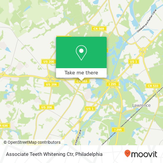 Associate Teeth Whitening Ctr map