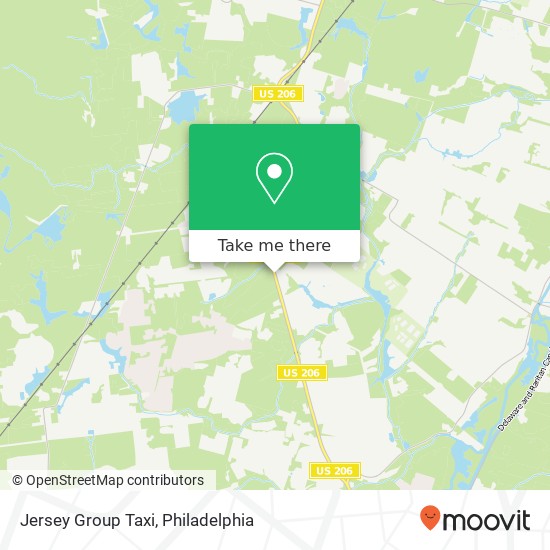 Mapa de Jersey Group Taxi