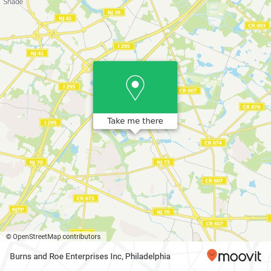 Burns and Roe Enterprises Inc map