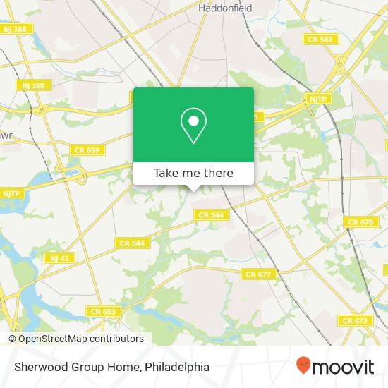 Sherwood Group Home map