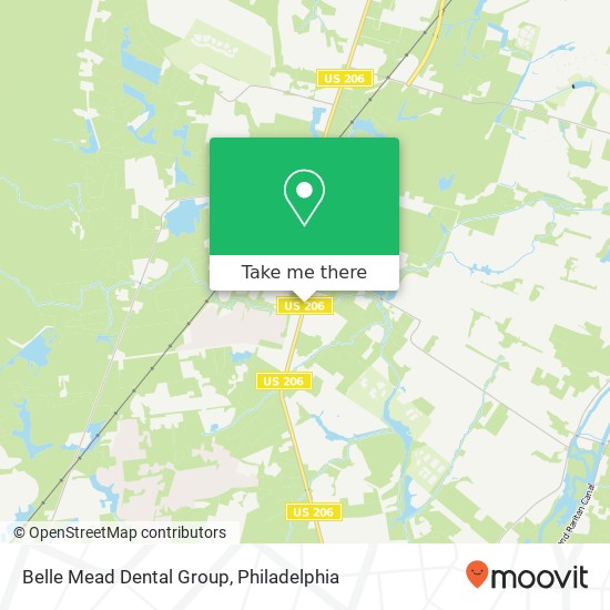 Mapa de Belle Mead Dental Group