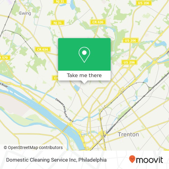 Domestic Cleaning Service Inc map