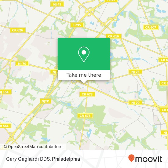 Gary Gagliardi DDS map