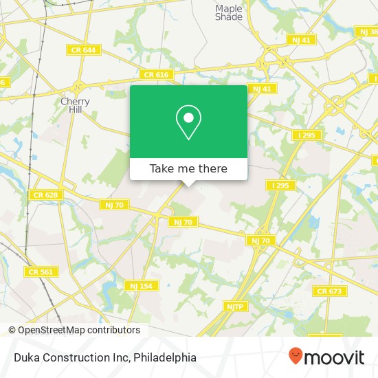 Duka Construction Inc map