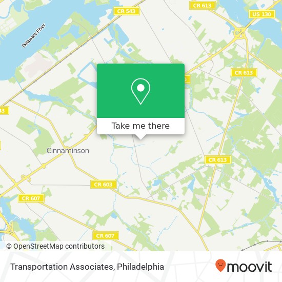 Transportation Associates map