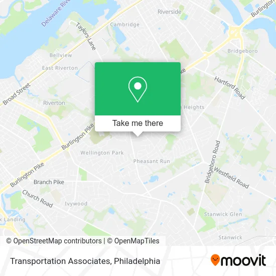 Transportation Associates map