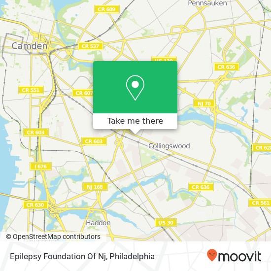 Epilepsy Foundation Of Nj map