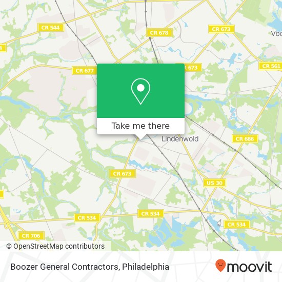 Mapa de Boozer General Contractors