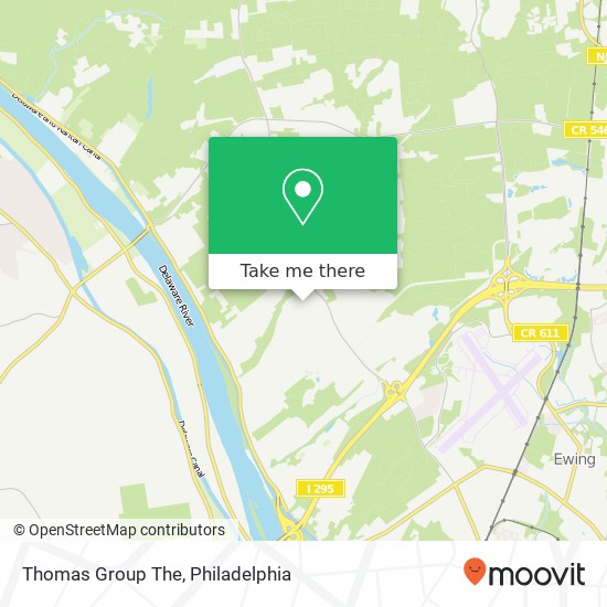 Mapa de Thomas Group The