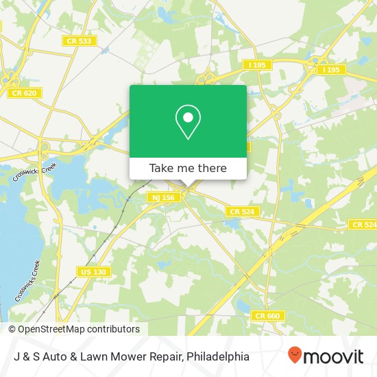 J & S Auto & Lawn Mower Repair map