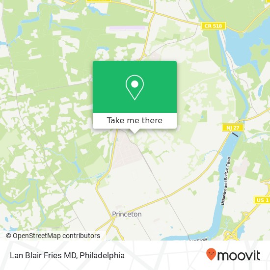Mapa de Lan Blair Fries MD