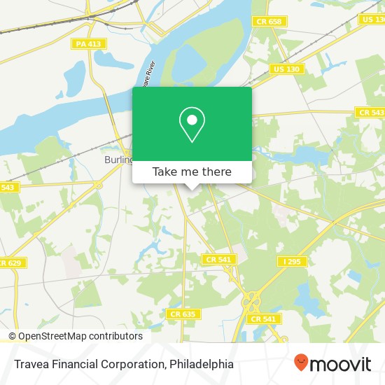 Travea Financial Corporation map