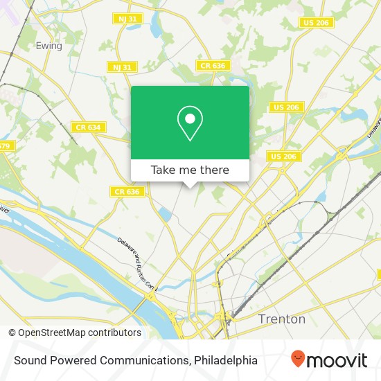 Sound Powered Communications map