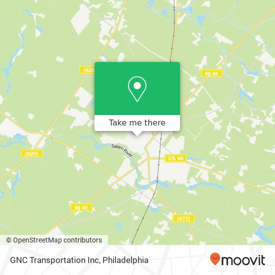 Mapa de GNC Transportation Inc