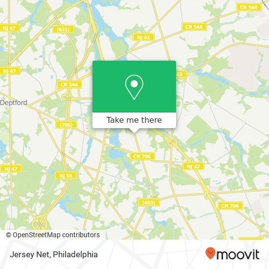 Jersey Net map