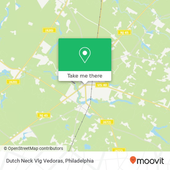 Mapa de Dutch Neck Vlg Vedoras