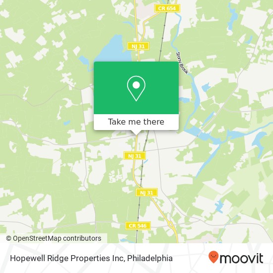 Hopewell Ridge Properties Inc map