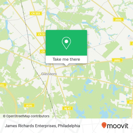 Mapa de James Richards Enterprises