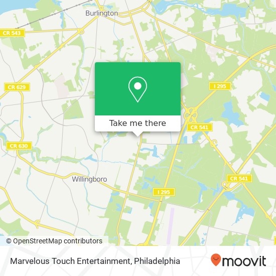 Marvelous Touch Entertainment map