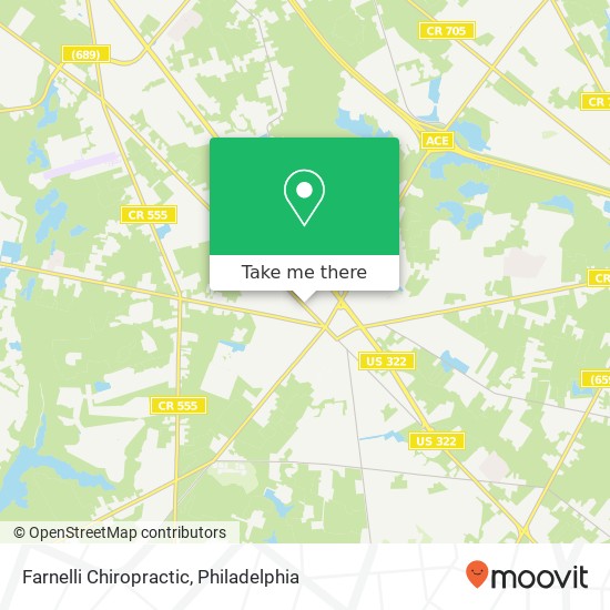 Farnelli Chiropractic map