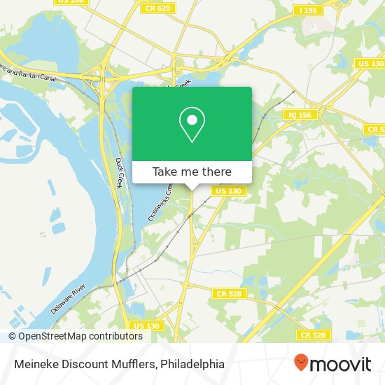 Mapa de Meineke Discount Mufflers